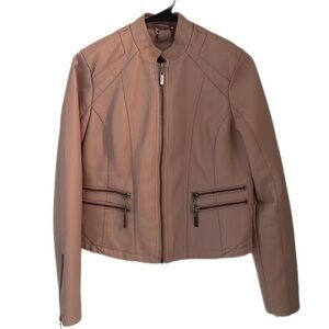 JouJou Vegan Leather Cabaret Moto Jacket Size S